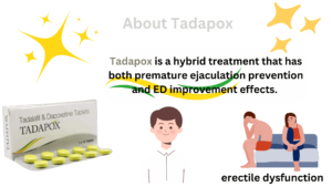 Tadapox is a hybrid treatment that has both premature ejaculation prevention and ED improvement effects. 