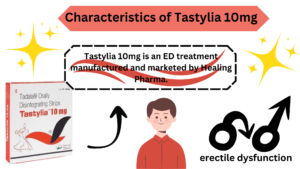 Tastylia 10mg is an ED treatment manufactured and marketed by Healing Pharma.