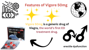Vigore 50mg is a generic drug of Viagra, the world’s first ED treatment drug.