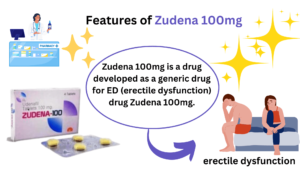 Zudena 100mg is a drug developed as a generic drug for ED (erectile dysfunction) drug Zudena 100mg.