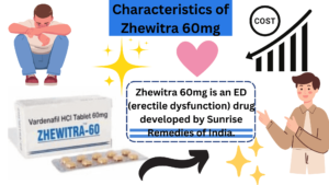 Zhewitra 60mg is an ED (erectile dysfunction) drug developed by Sunrise Remedies of India.