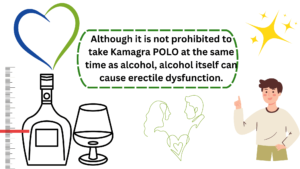 Although it is not prohibited to take Kamagra POLO at the same time as alcohol, alcohol itself can cause erectile dysfunction. Don’t let it affect you