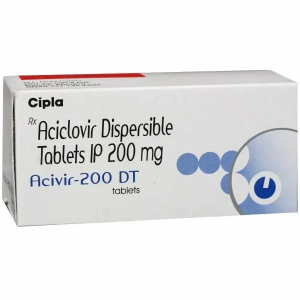 Acivir 200mg DT Tablet